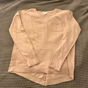 Caslon gold sparkle sweater